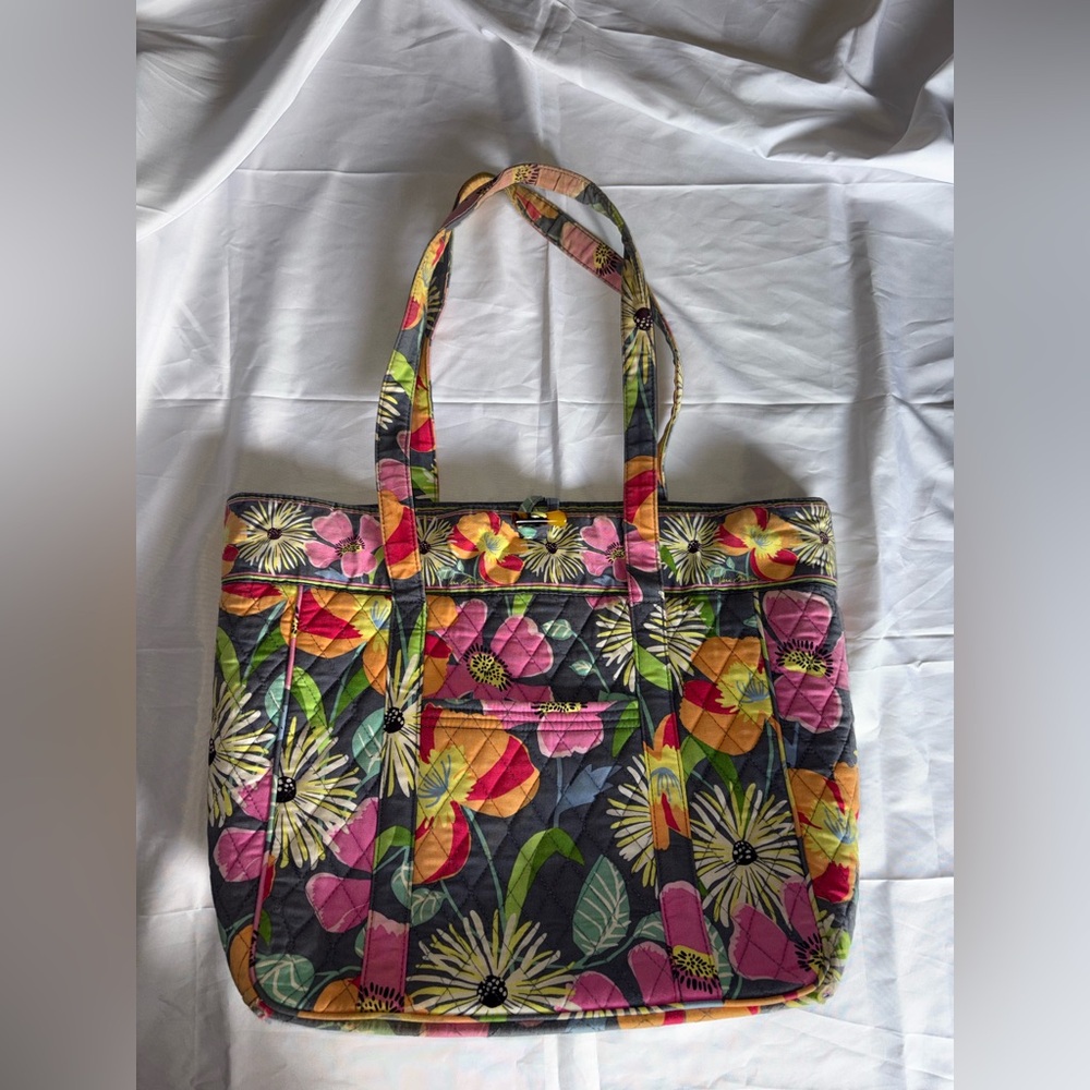 Vera Bradley Quilted Floral Tote Bag in Multicolor